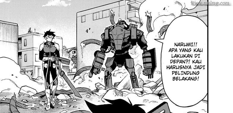 Halaman 9 dari Kaijuu 8-gou: side B Chapter 11