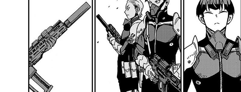 Halaman 28 dari Kaijuu 8-gou: side B Chapter 2