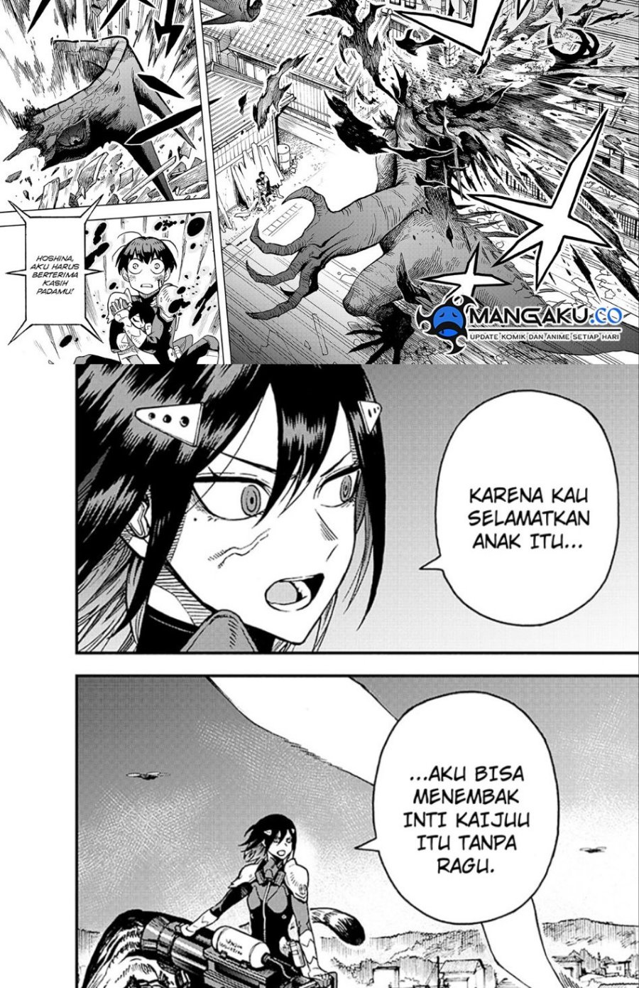Halaman 12 dari Kaijuu 8-gou: side B Chapter 4.1