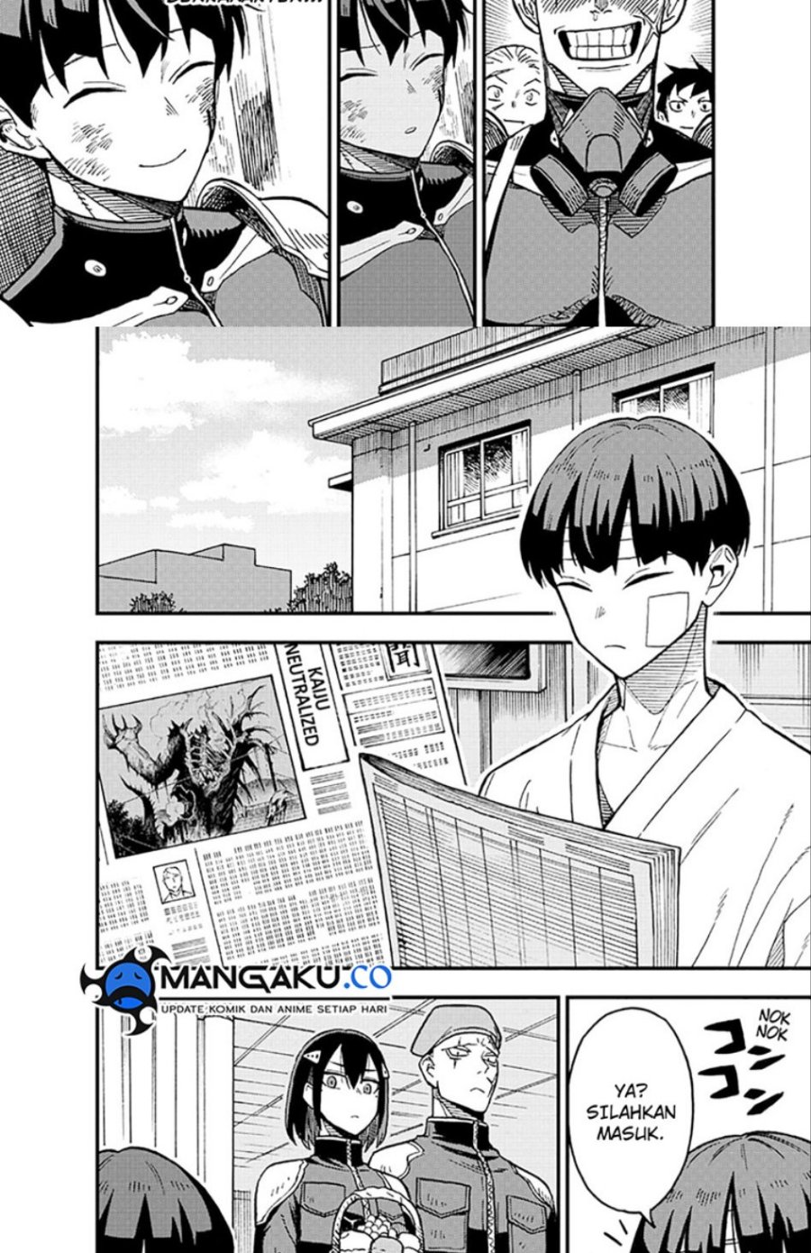 Halaman 14 dari Kaijuu 8-gou: side B Chapter 4.1