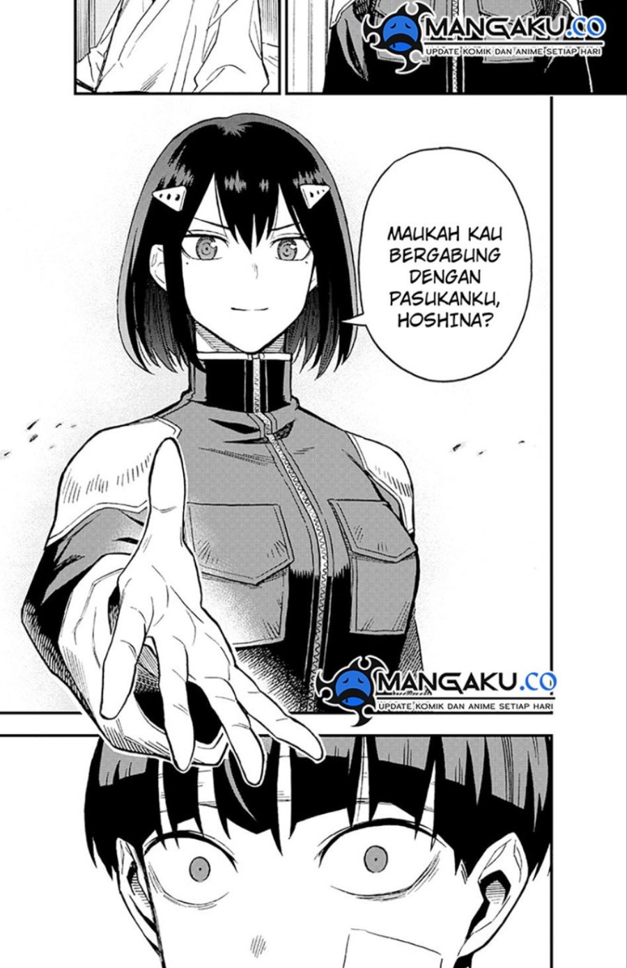 Halaman 17 dari Kaijuu 8-gou: side B Chapter 4.1