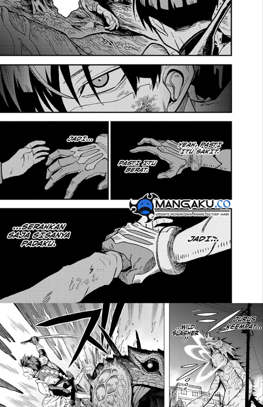 Halaman 5 dari Kaijuu 8-gou: side B Chapter 4.1