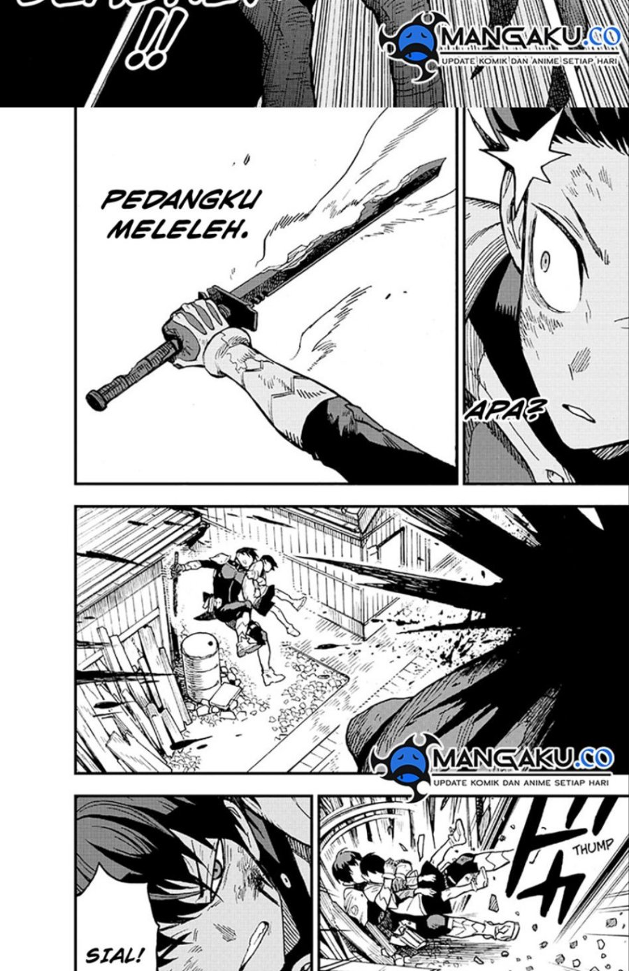 Halaman 8 dari Kaijuu 8-gou: side B Chapter 4.1