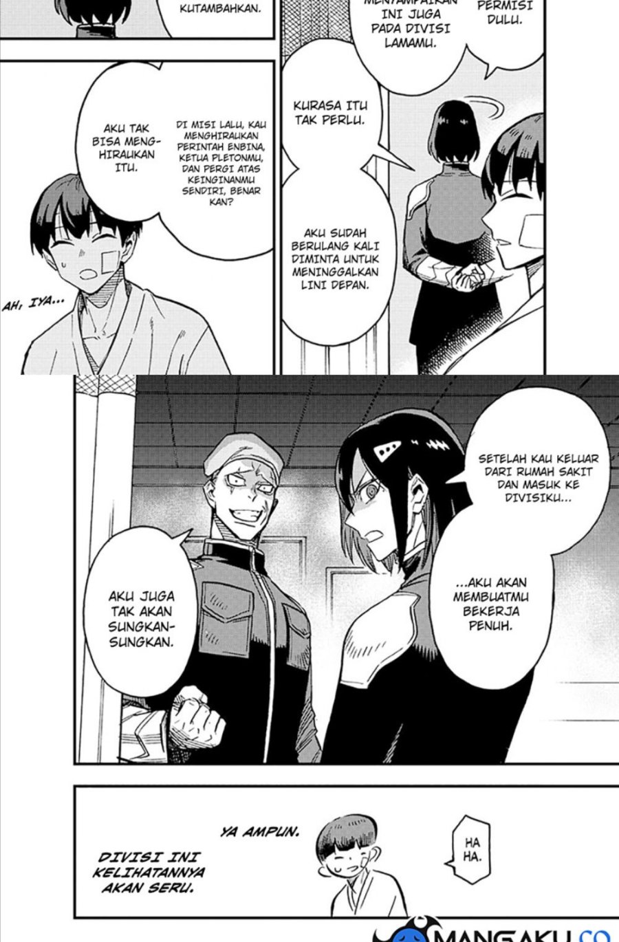 Halaman 4 dari Kaijuu 8-gou: side B Chapter 4.2