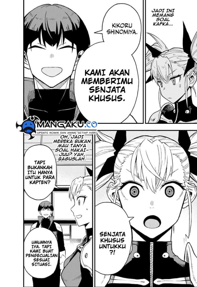 Halaman 16 dari Kaijuu 8-gou: side B Chapter 5