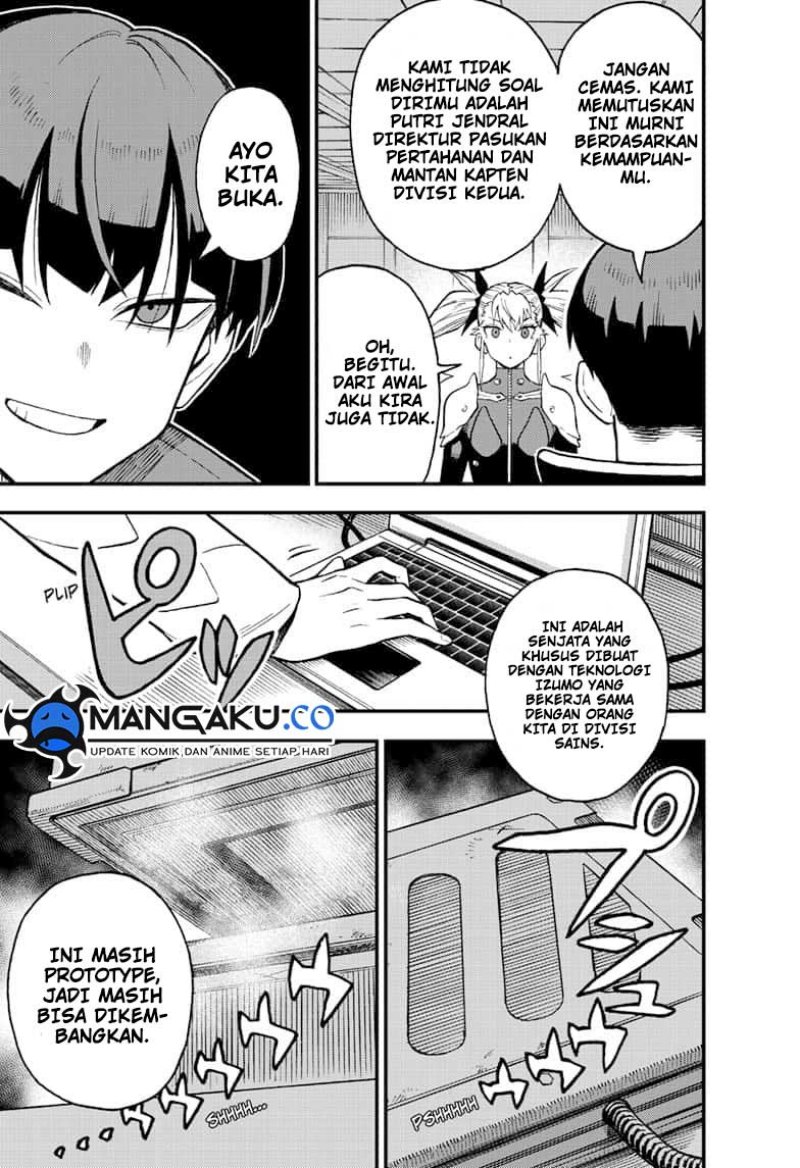 Halaman 17 dari Kaijuu 8-gou: side B Chapter 5