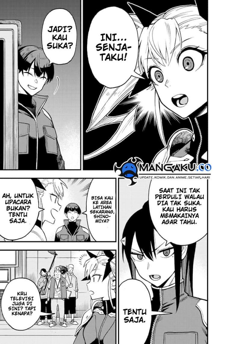Halaman 19 dari Kaijuu 8-gou: side B Chapter 5