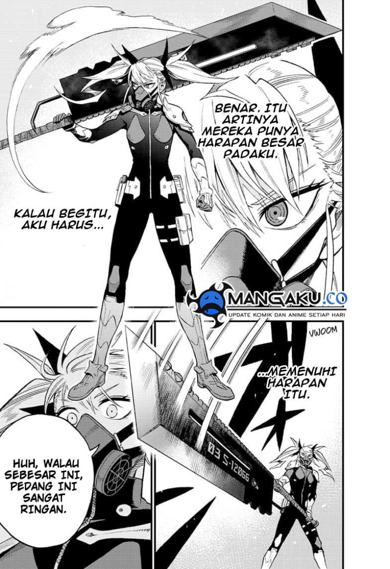 Halaman 21 dari Kaijuu 8-gou: side B Chapter 5