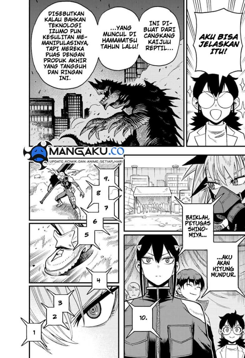 Halaman 22 dari Kaijuu 8-gou: side B Chapter 5
