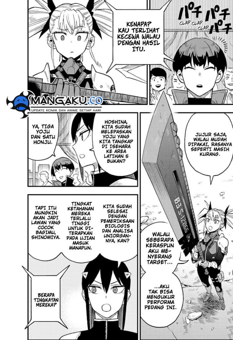 Halaman 28 dari Kaijuu 8-gou: side B Chapter 5