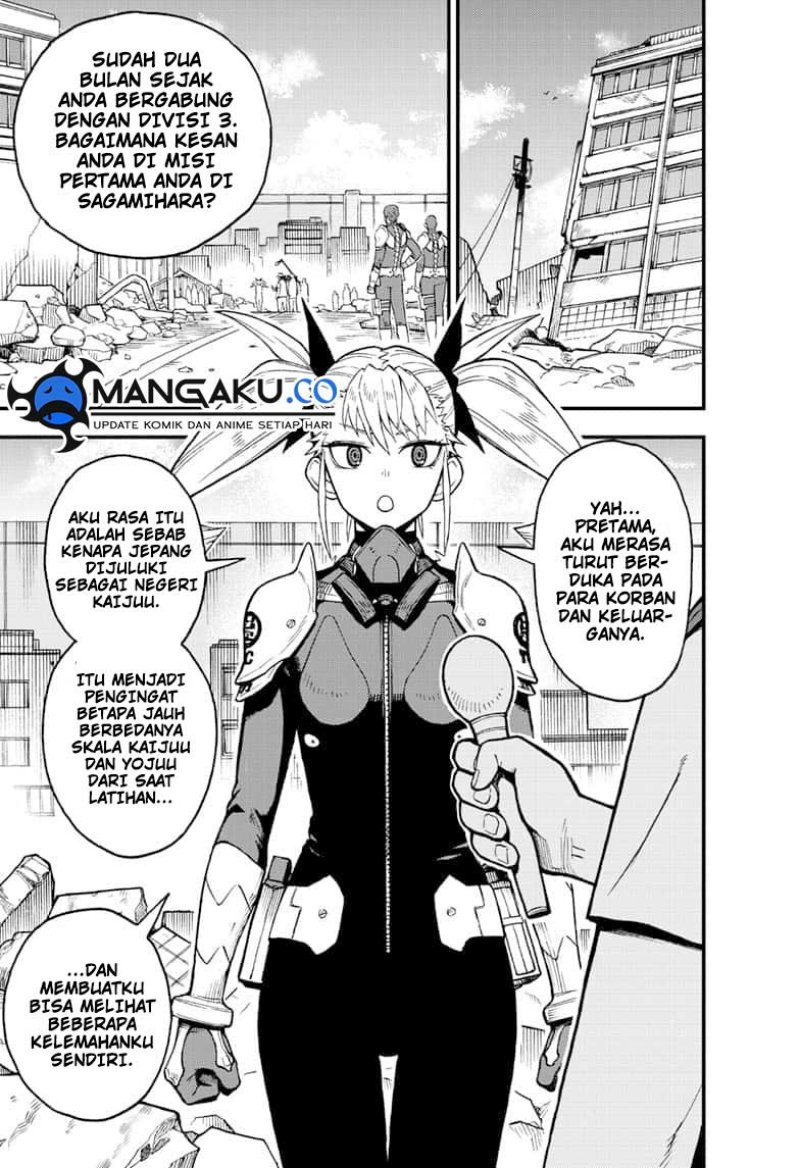 Halaman 5 dari Kaijuu 8-gou: side B Chapter 5