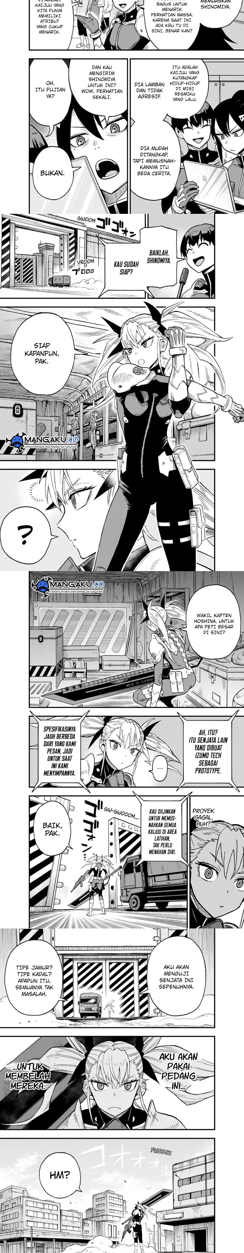 Halaman 2 dari Kaijuu 8-gou: side B Chapter 6