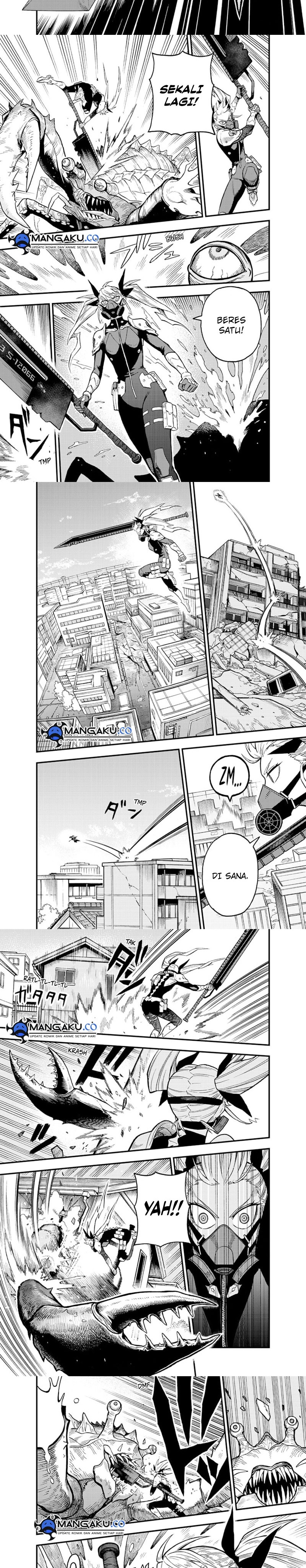 Halaman 5 dari Kaijuu 8-gou: side B Chapter 6