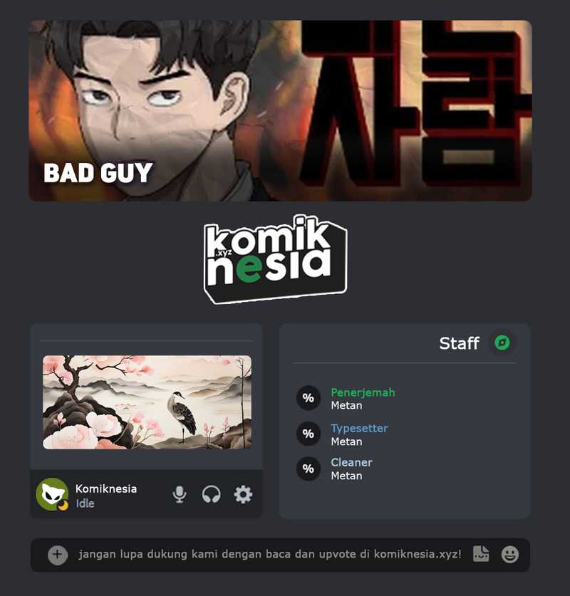 Bad Guy Chapter 195 – halaman 1