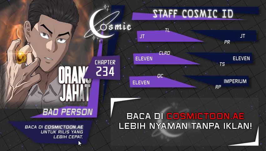 Bad Guy Chapter 234 – halaman 1