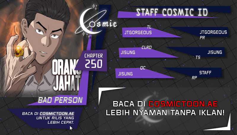Bad Guy Chapter 250 – halaman 1