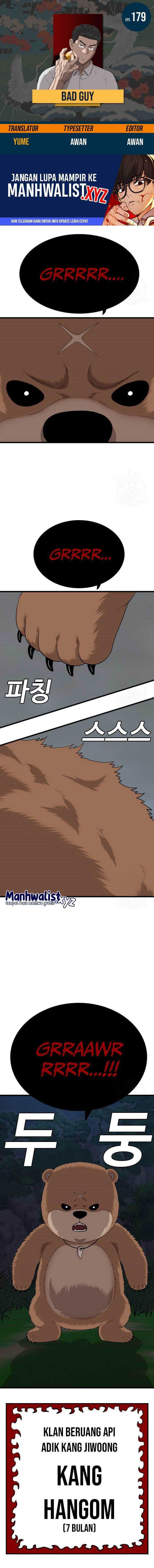 Bad Guy Chapter 179 – halaman 1
