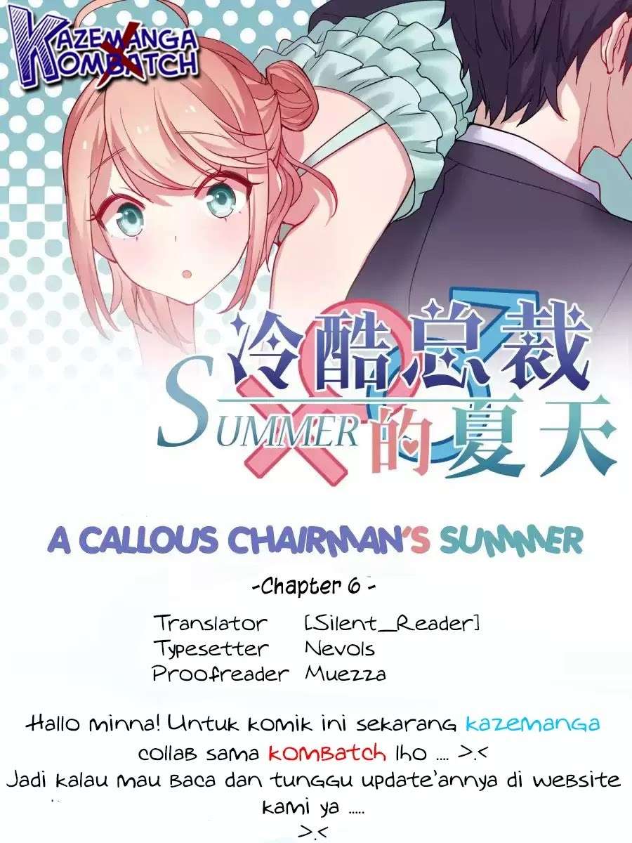 Halaman 1 dari A Callous Chairman’s Summer Chapter 6