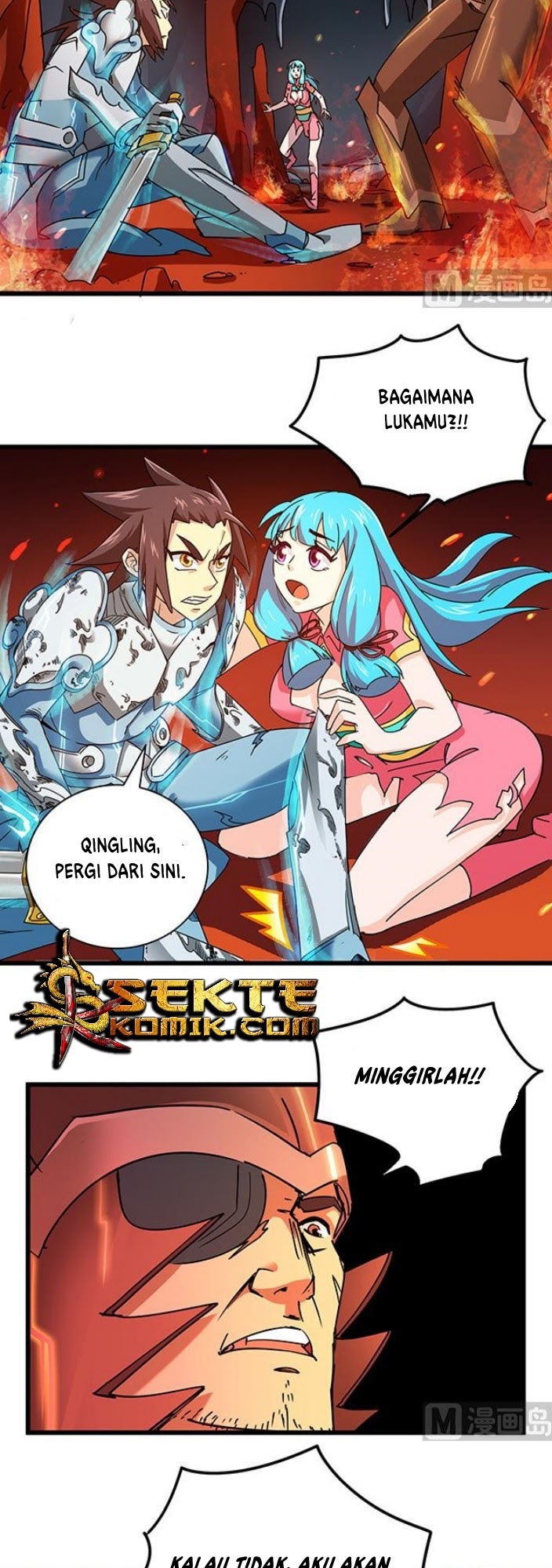 Halaman 3 dari A Legend of the Wind Chapter 73