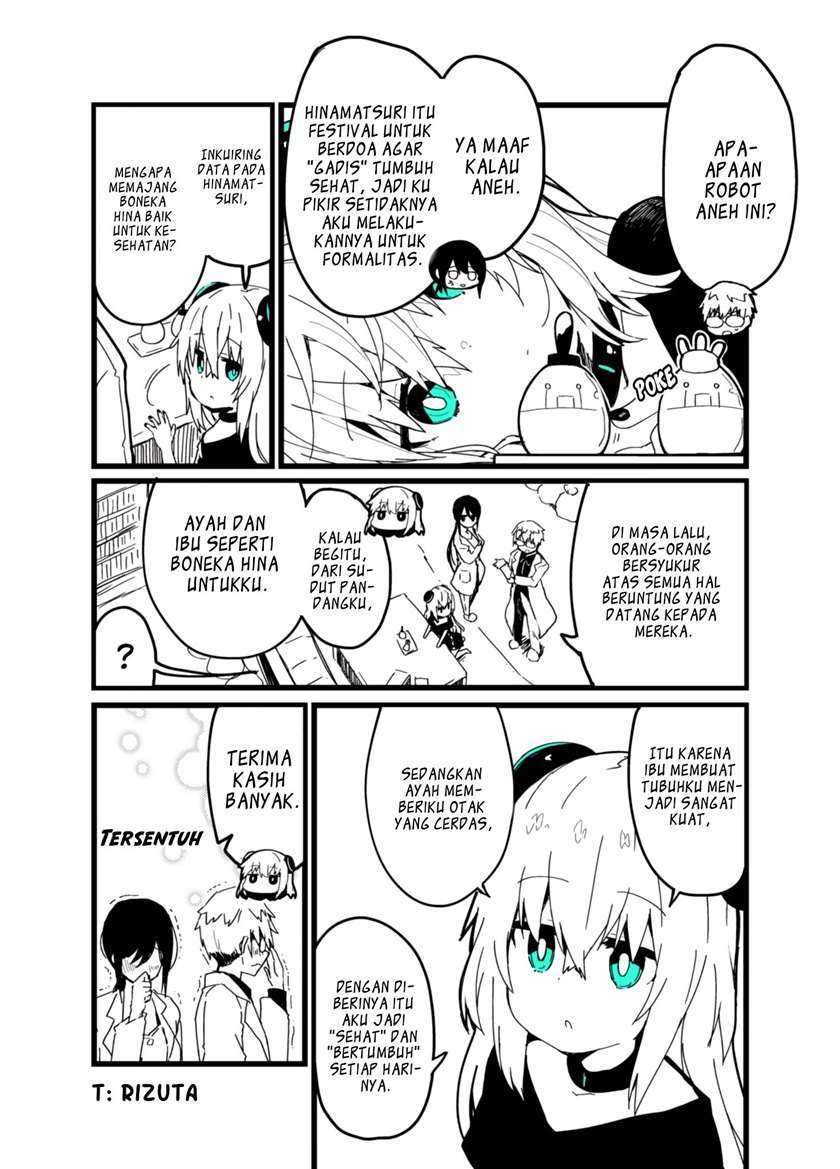 Halaman 1 dari Tensai Kagakusha-tachi ga Saikou no Robot o Tsukutta Manga Chapter 3.5