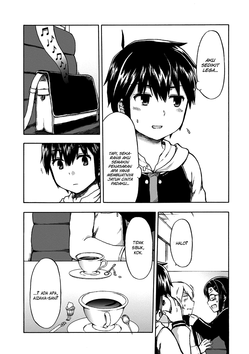 Aizawa-san Zoushoku chapter 16 halaman 22