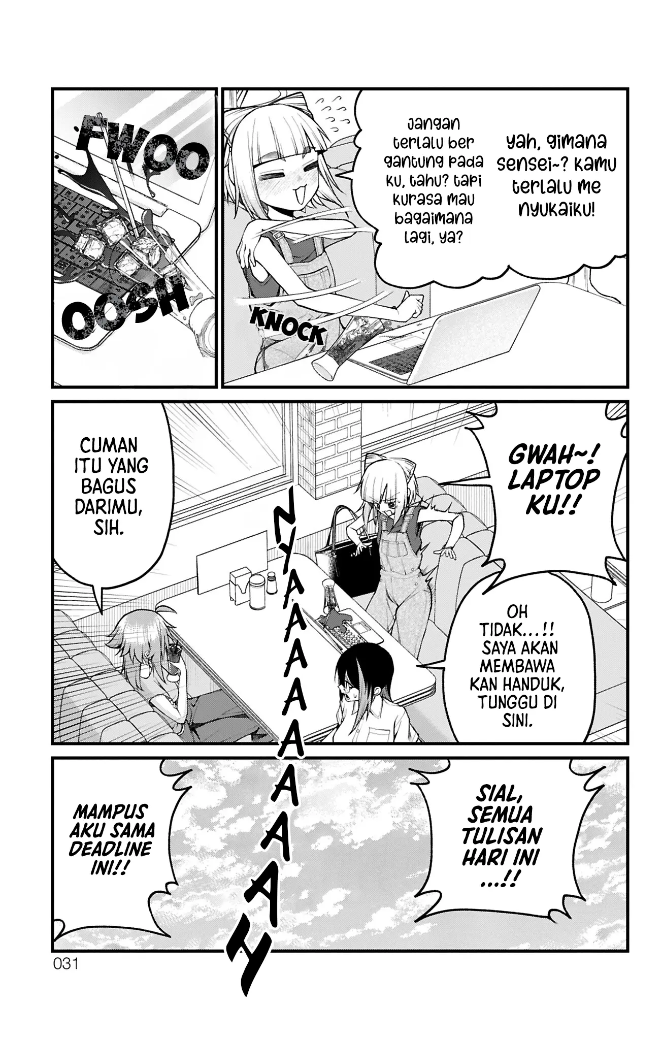 Akanabe-sensei wa Tereshirazu chapter 37 halaman 14