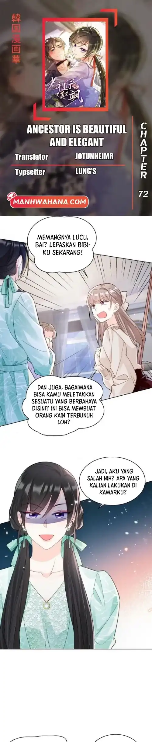 Halaman 1 dari Ancestor is Beautiful and Elegant Chapter 72