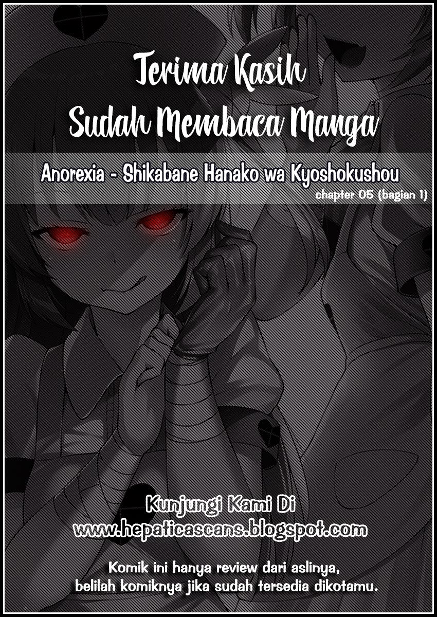 Anorexia - Shikabane Hanako wa Kyoshokushou chapter 5.1 halaman 30
