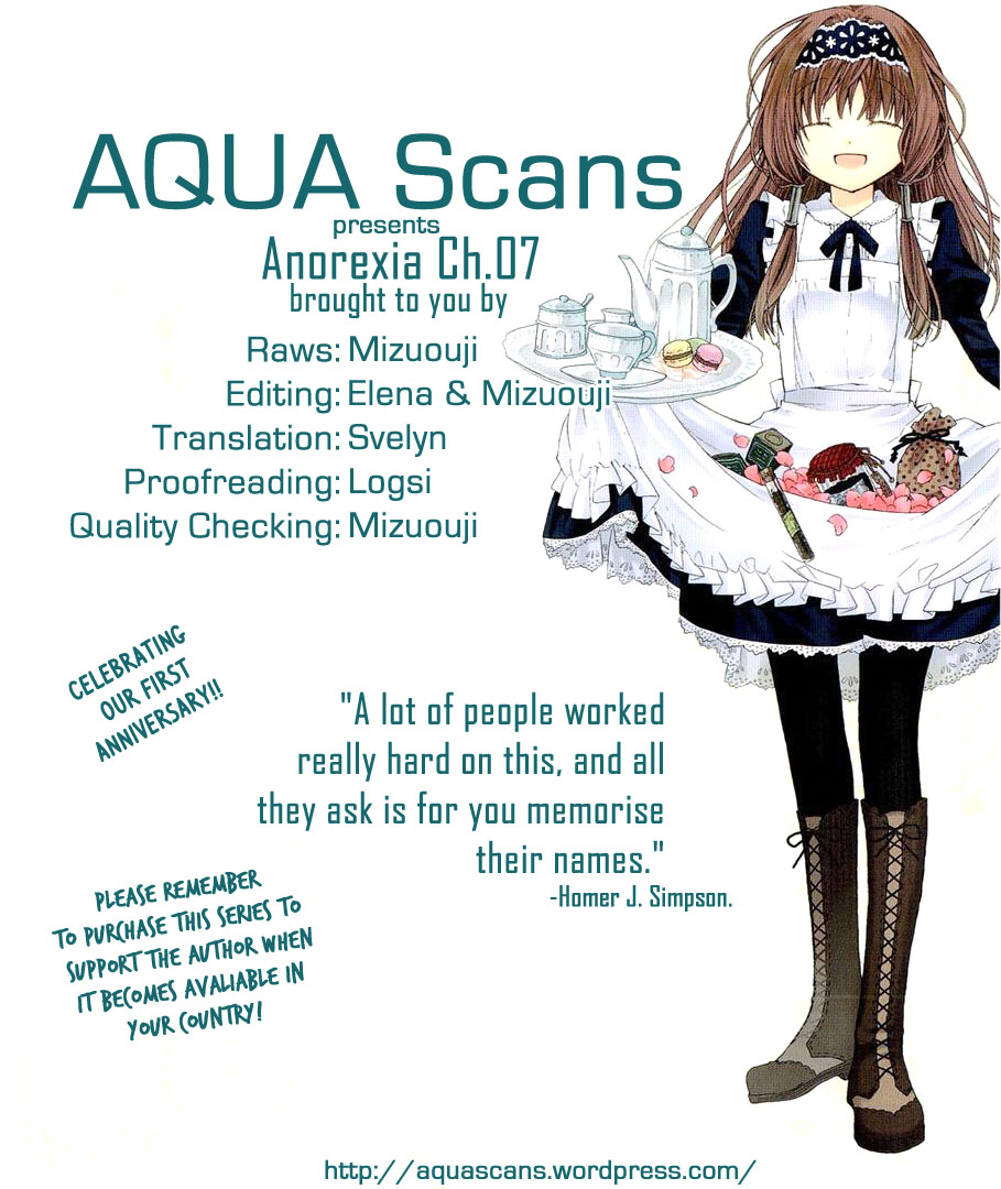Anorexia - Shikabane Hanako wa Kyoshokushou chapter 7 halaman 27