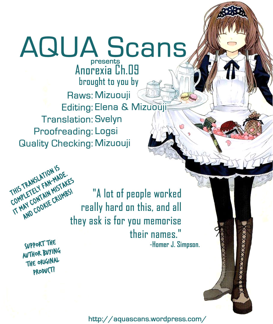 Anorexia - Shikabane Hanako wa Kyoshokushou chapter 9 halaman 40