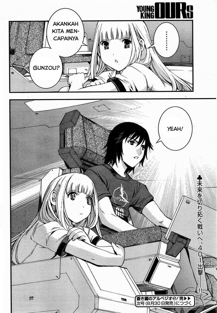 Aoki Hagane no Arpeggio chapter 47 halaman 30