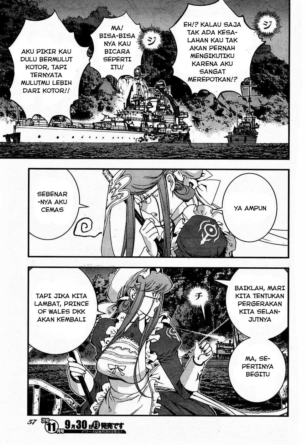 Aoki Hagane no Arpeggio chapter 48 halaman 19