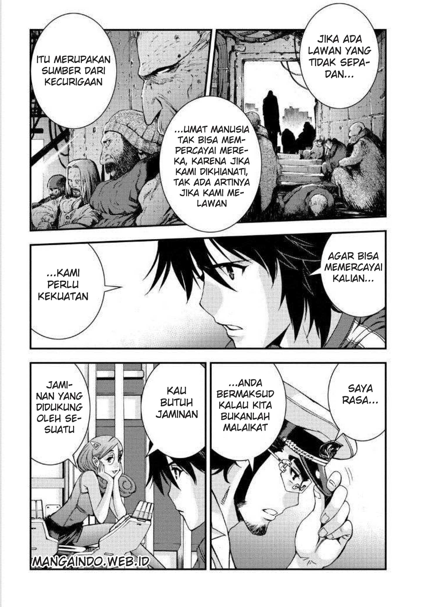 Aoki Hagane no Arpeggio chapter 56 halaman 9