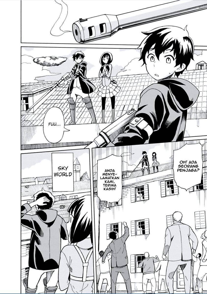 Halaman 10 dari Asebi to Sora Sekai no Boukensha Chapter 1