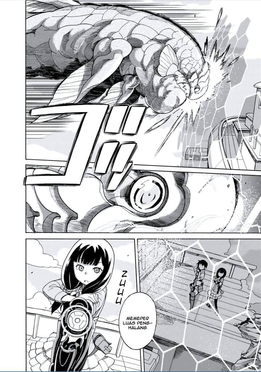 Halaman 33 dari Asebi to Sora Sekai no Boukensha Chapter 1