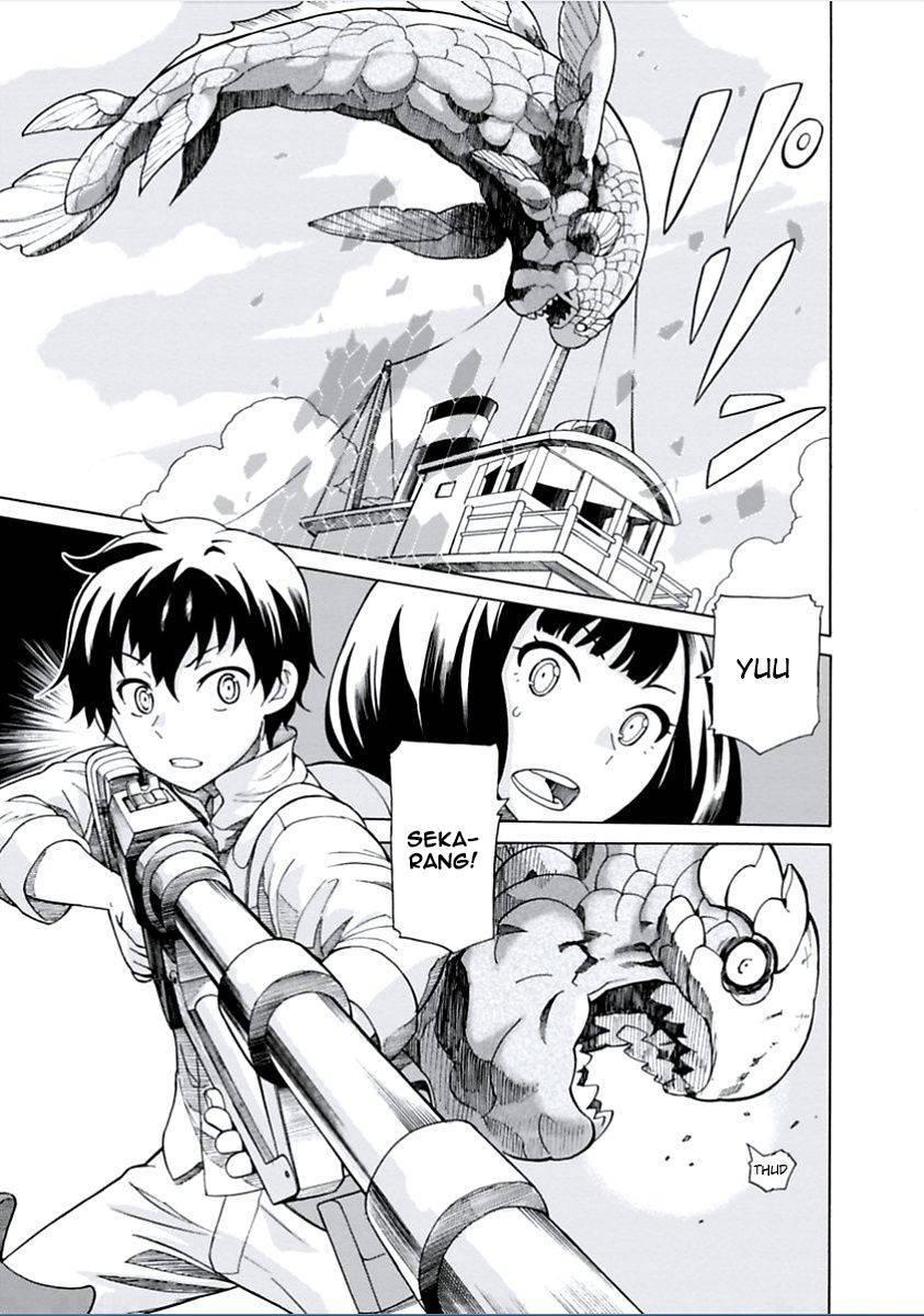 Halaman 34 dari Asebi to Sora Sekai no Boukensha Chapter 1