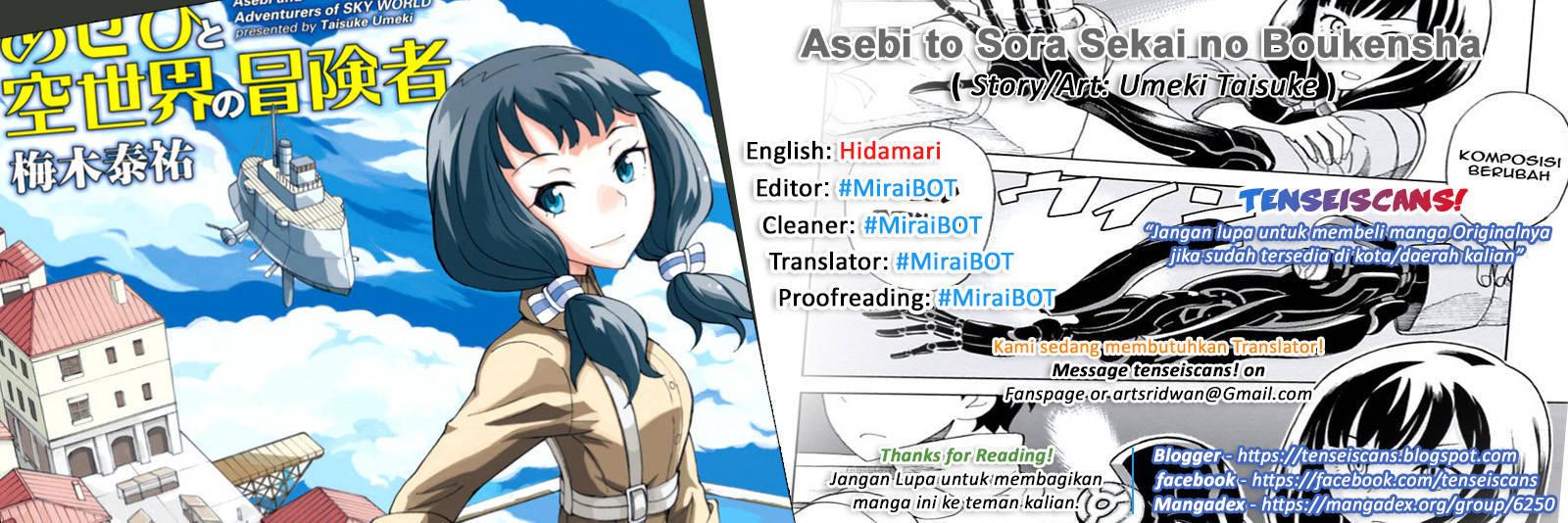 Halaman 45 dari Asebi to Sora Sekai no Boukensha Chapter 1