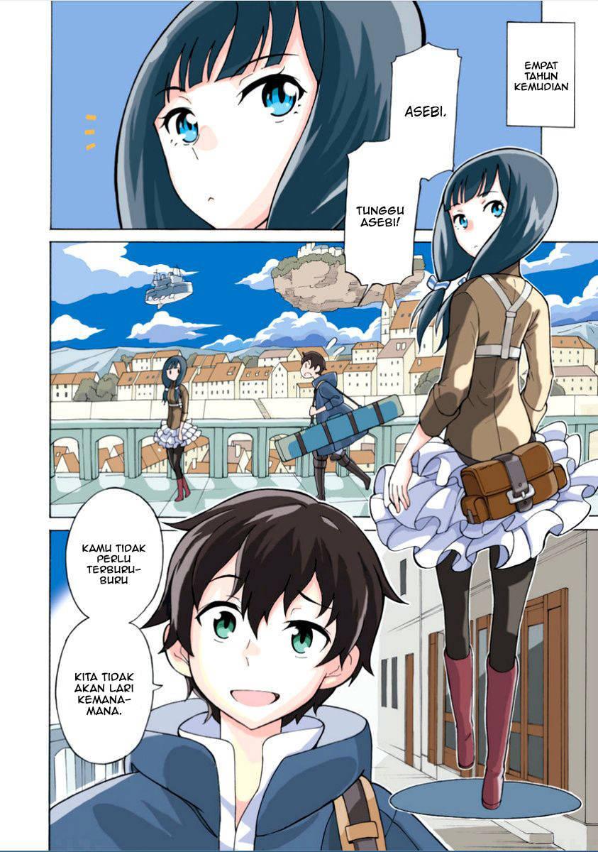 Halaman 5 dari Asebi to Sora Sekai no Boukensha Chapter 1