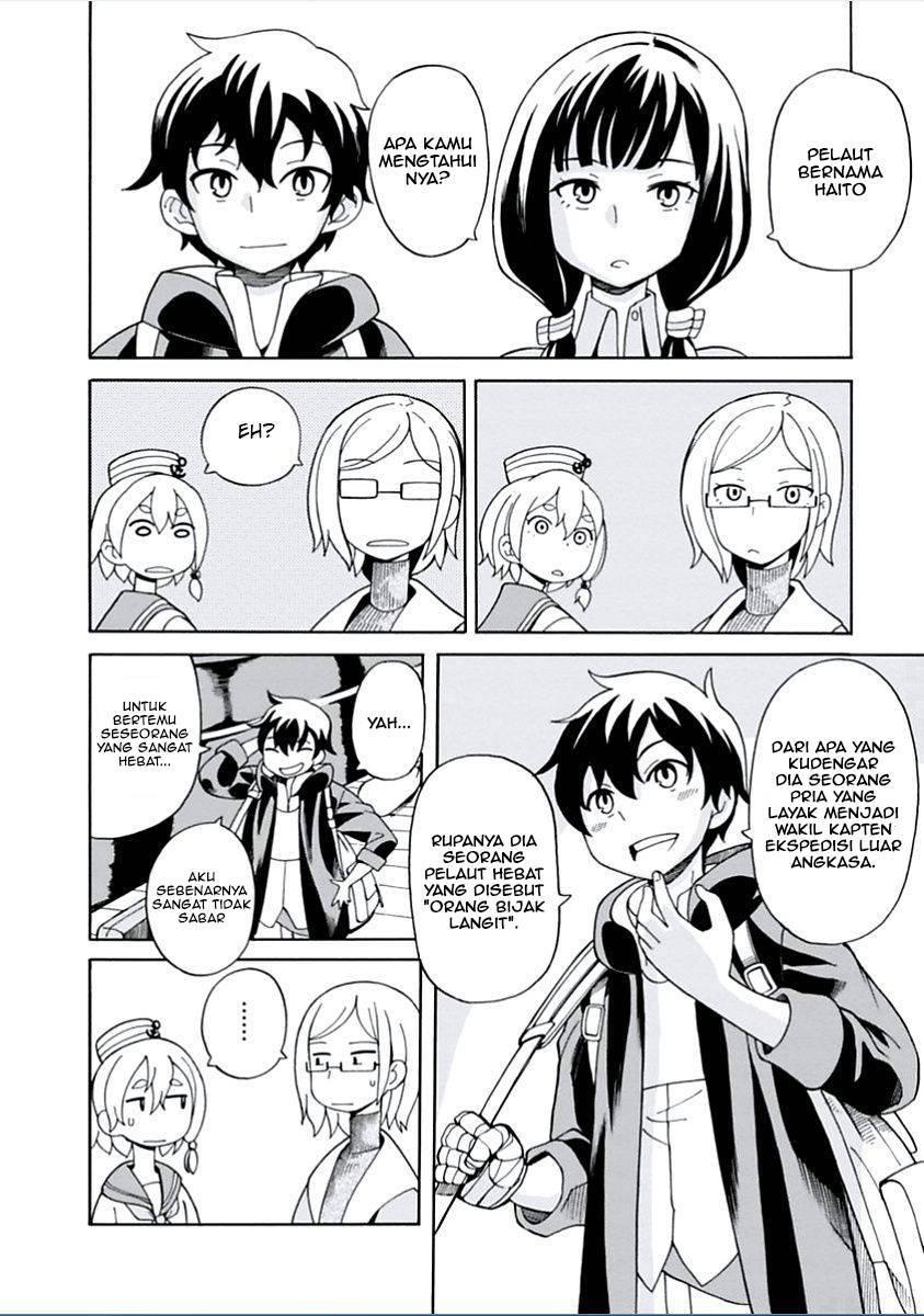 Halaman 10 dari Asebi to Sora Sekai no Boukensha Chapter 3