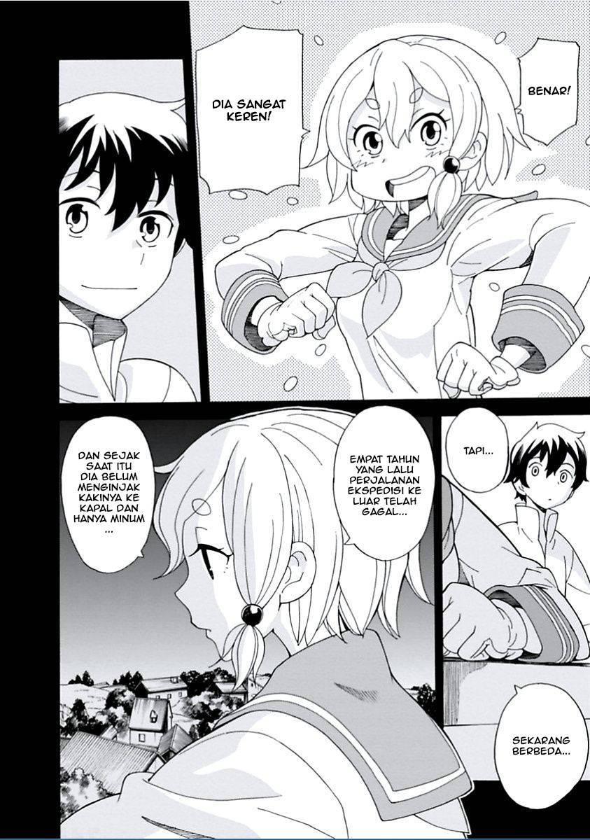 Halaman 8 dari Asebi to Sora Sekai no Boukensha Chapter 4