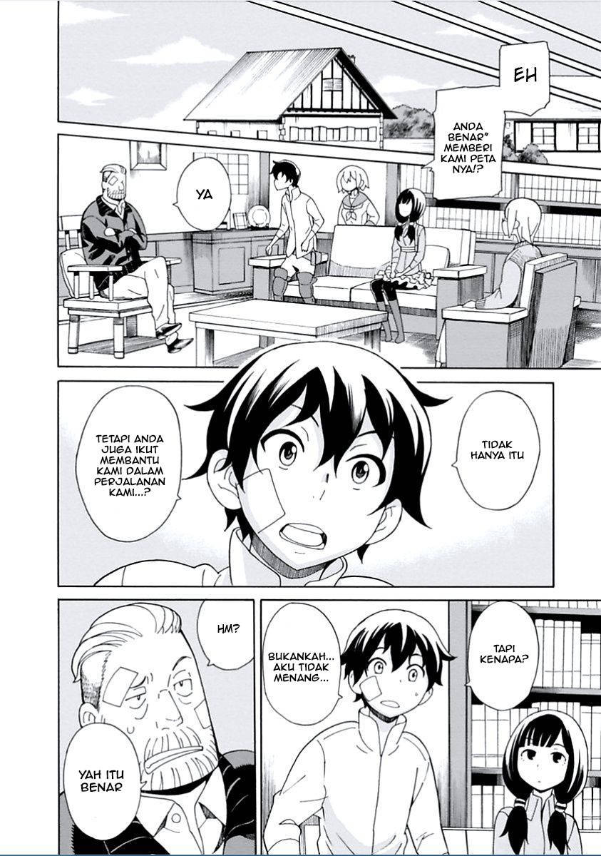 Halaman 12 dari Asebi to Sora Sekai no Boukensha Chapter 5