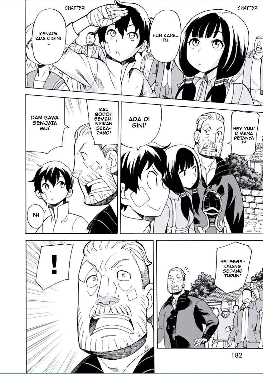 Halaman 25 dari Asebi to Sora Sekai no Boukensha Chapter 5