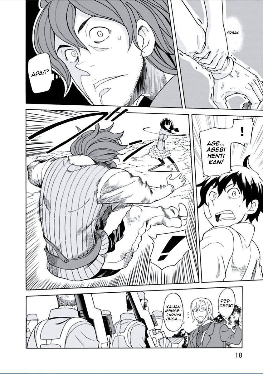 Halaman 17 dari Asebi to Sora Sekai no Boukensha Chapter 6