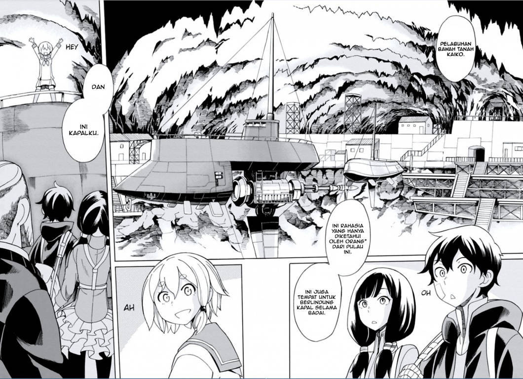 Halaman 23 dari Asebi to Sora Sekai no Boukensha Chapter 6