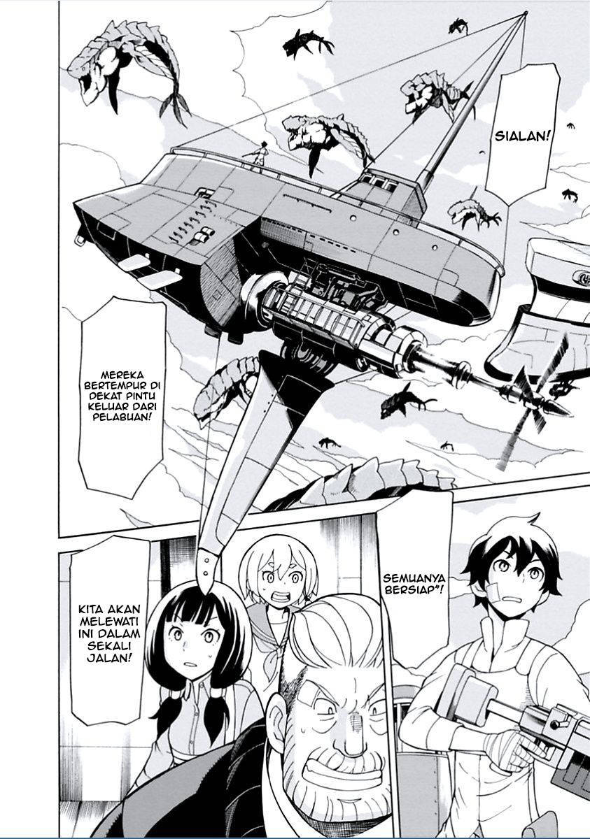 Halaman 34 dari Asebi to Sora Sekai no Boukensha Chapter 6