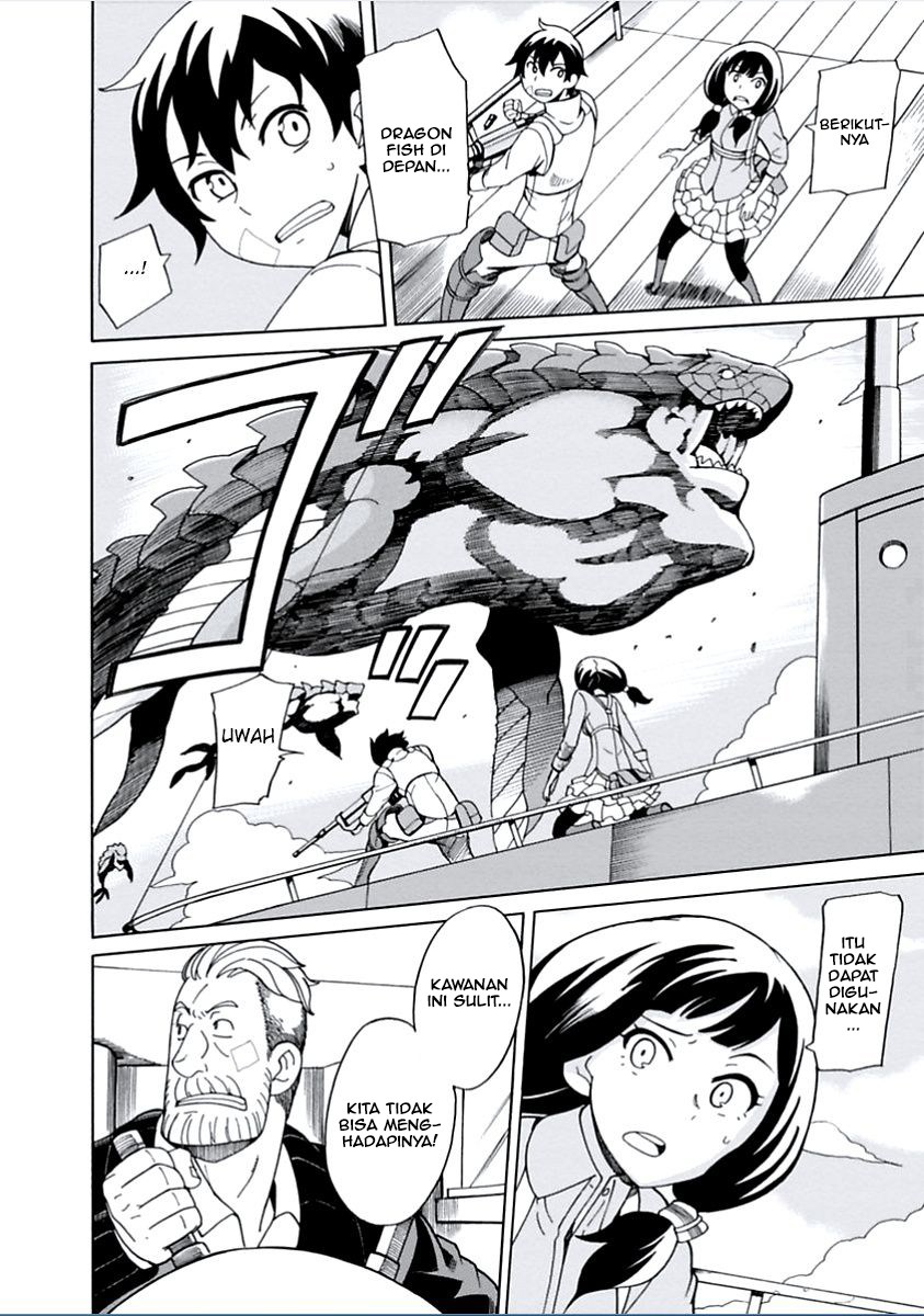 Halaman 10 dari Asebi to Sora Sekai no Boukensha Chapter 7