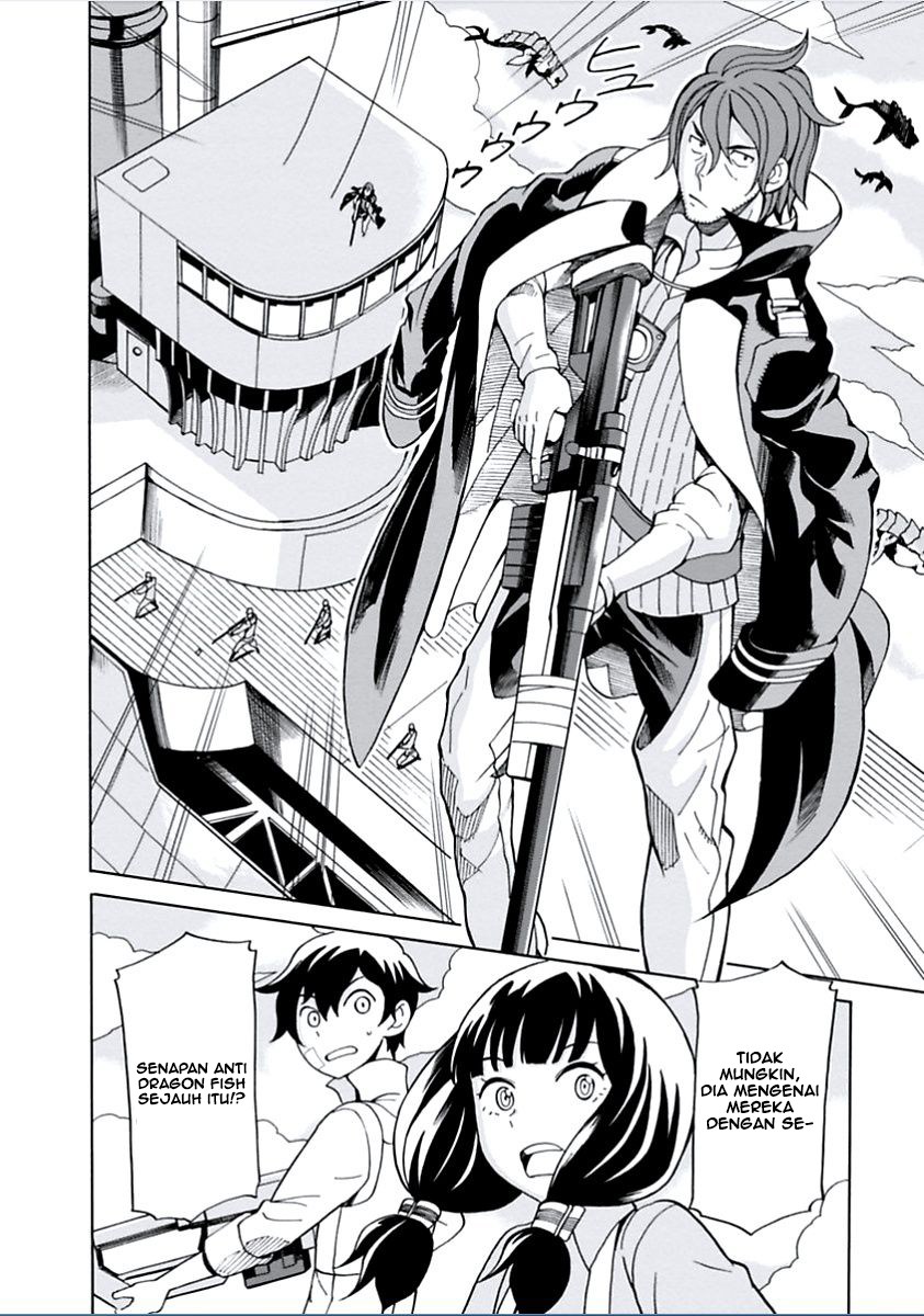 Halaman 14 dari Asebi to Sora Sekai no Boukensha Chapter 7