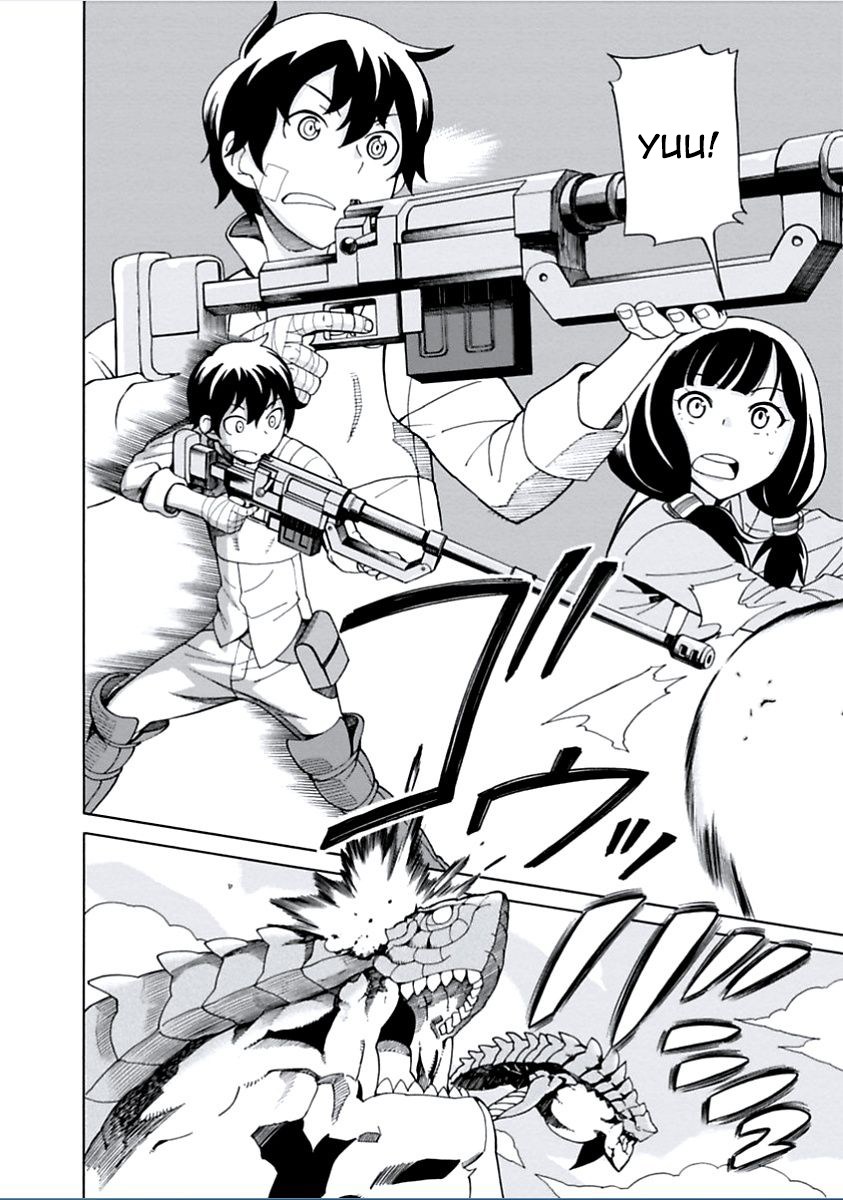 Halaman 23 dari Asebi to Sora Sekai no Boukensha Chapter 7