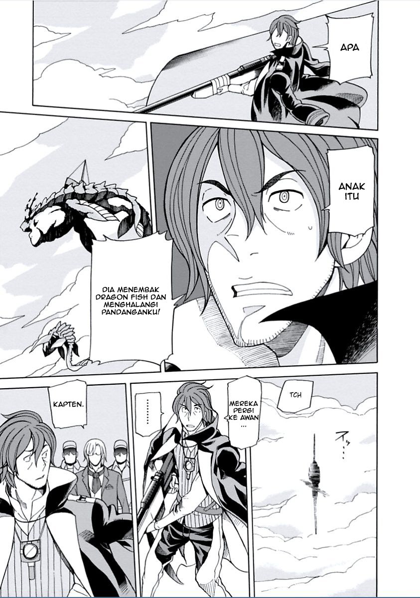 Halaman 24 dari Asebi to Sora Sekai no Boukensha Chapter 7