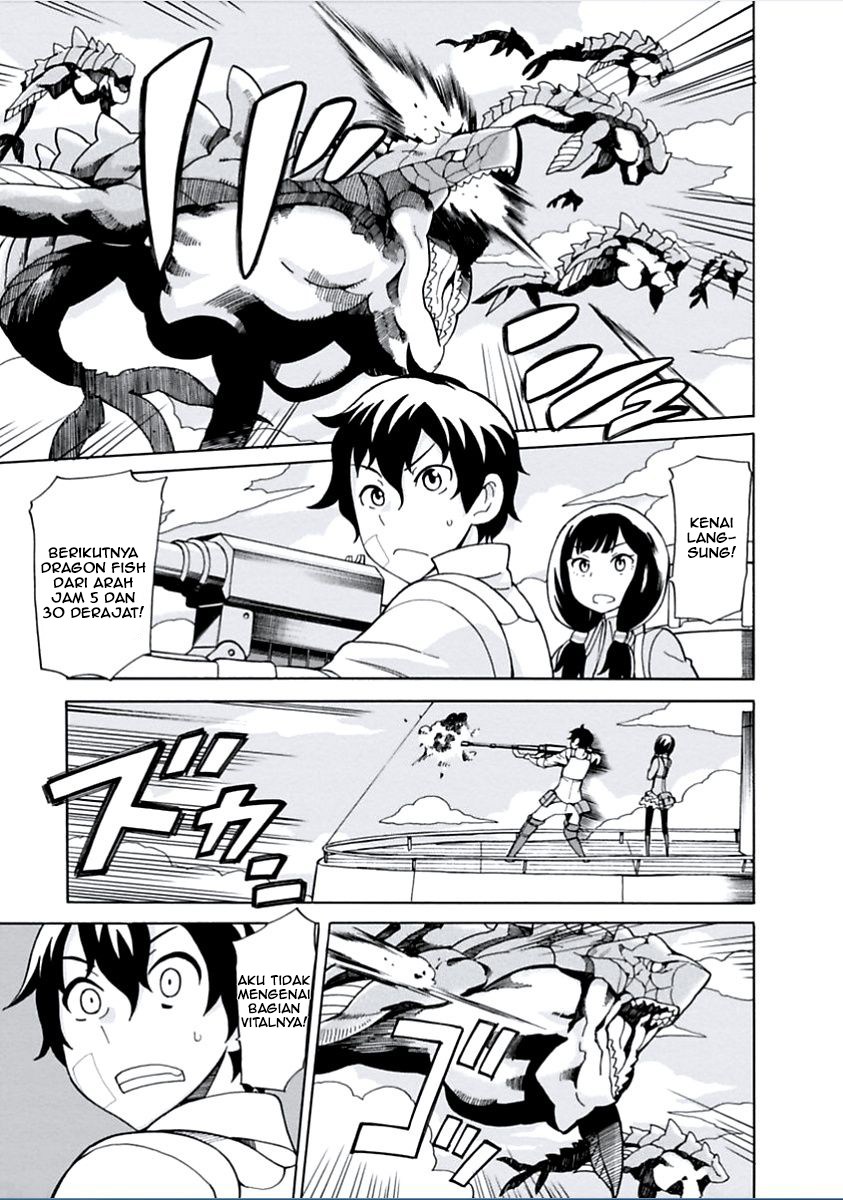 Halaman 7 dari Asebi to Sora Sekai no Boukensha Chapter 7